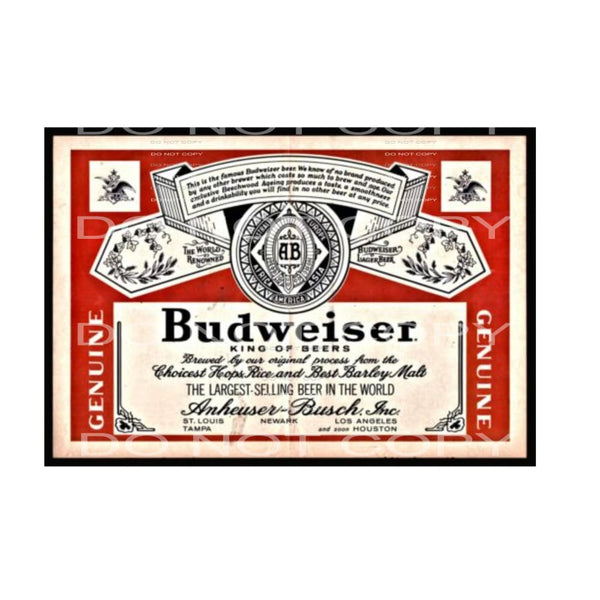 bud # 6681 Sublimation transfers - Heat Transfer