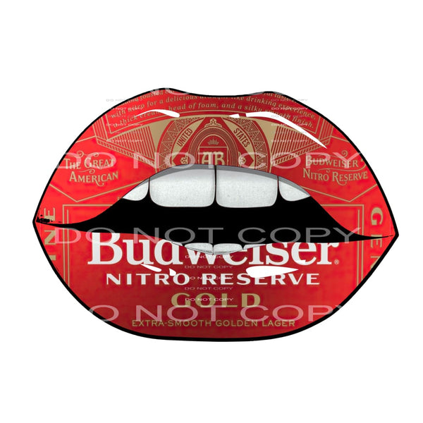 Bud Lips # 12076 Sublimation transfers - Heat Transfer