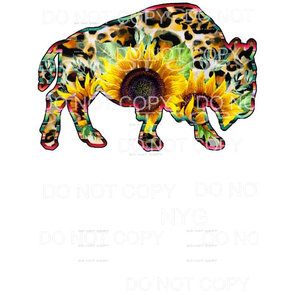 buffalo sunflower # 45 Sublimation transfers - Heat Transfer