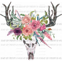 Bull skull 326 Sublimation transfers Heat Transfer