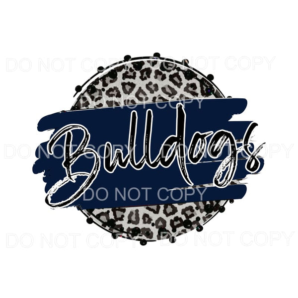 Bulldog navy # 524 Sublimation transfers - Heat Transfer