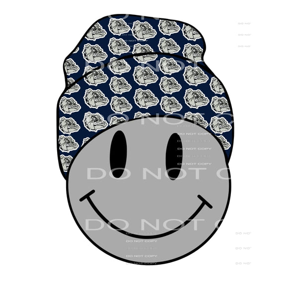 bulldog smile face # 9048 Sublimation transfers - Heat 