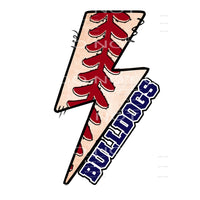 Bulldogs baseball # 55533 Sublimation transfers - Heat 