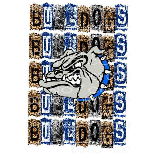 BULLDOGS BLOCK # 108 Sublimation transfers - Heat Transfer