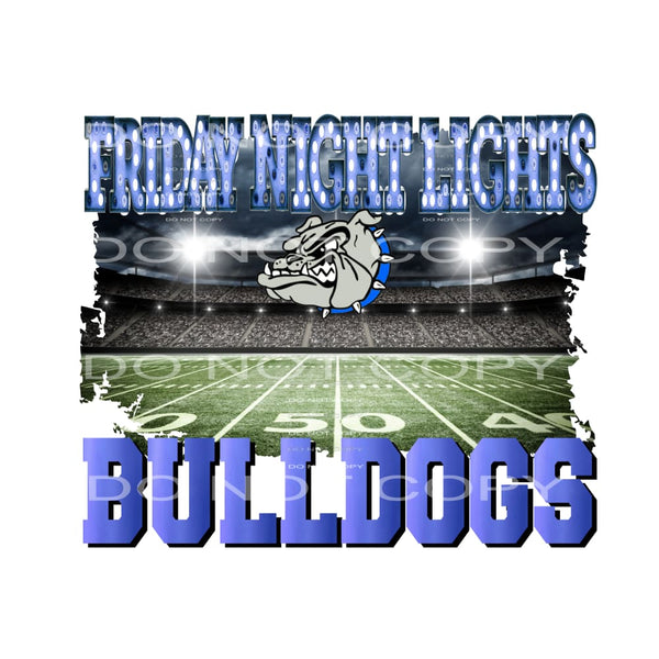 BULLDOGS Colors in dropdown menu Sublimation transfers - 