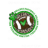 Bulldogs Football # 3 all colors in dropdown menu you choose