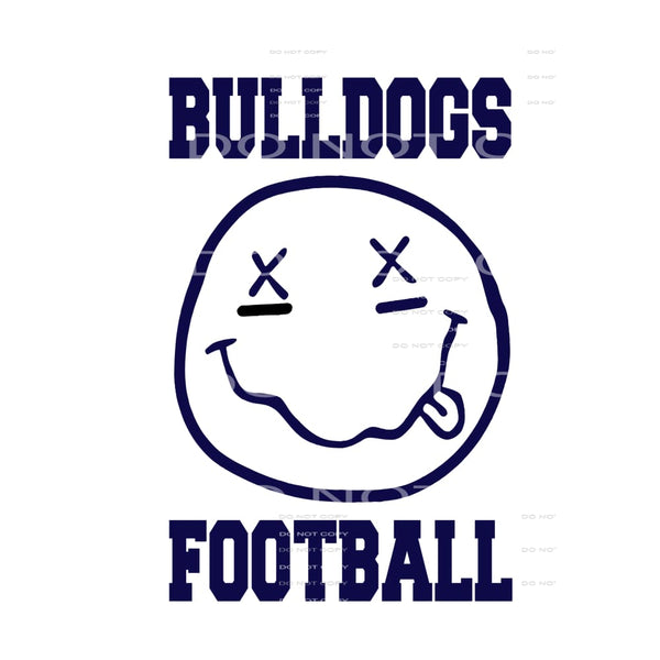 bulldogs football # 3312 Sublimation transfers - Heat 