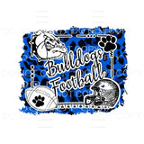 Bulldogs Football you choose color in drop down menu 