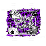 Bulldogs Football you choose color in drop down menu 