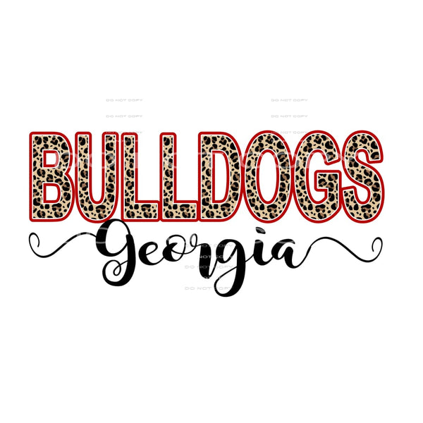Bulldogs geogia # 4497 Sublimation transfers - Heat Transfer
