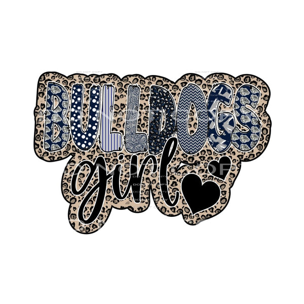 bulldogs girl # 9044 Sublimation transfers - Heat Transfer