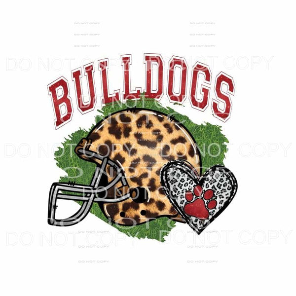 Bulldogs Helmet all colors in dropdown menu you choose 