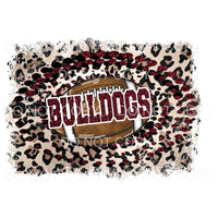 Bulldogs maroon # 531 Sublimation transfers - Heat Transfer