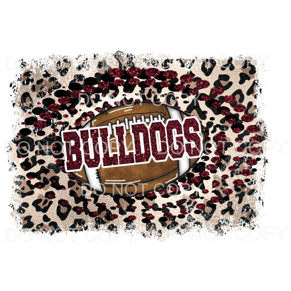 Bulldogs maroon # 531 Sublimation transfers - Heat Transfer