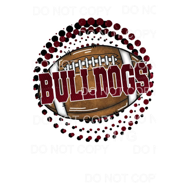 Bulldogs maroon # 545 Sublimation transfers - Heat Transfer