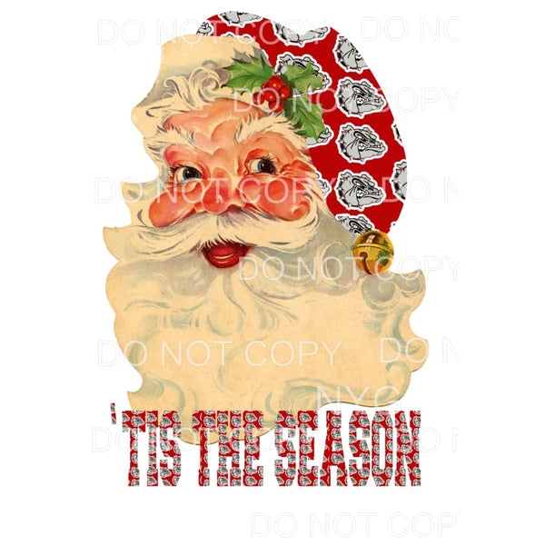 Bulldogs Santa # 2508 Sublimation transfers - Heat Transfer