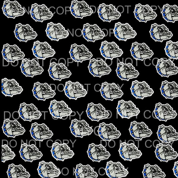 Bulldogs sheet Royal Blue # 31 Sublimation transfers - Heat 