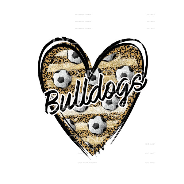 bulldogs soccer #5023 Sublimation transfers - Heat Transfer