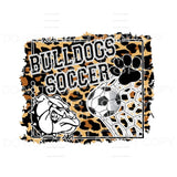 Bulldogs Soccer you choose color in drop down menu 