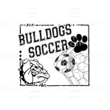 Bulldogs Soccer you choose color in drop down menu 