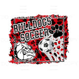 Bulldogs Soccer you choose color in drop down menu 