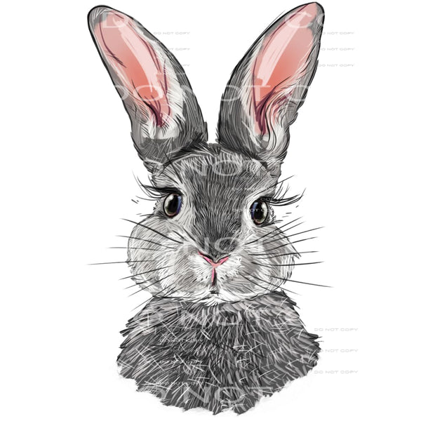 bunny #4402 Sublimation transfers - Heat Transfer