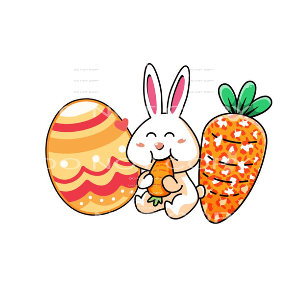 bunny #6125 Sublimation transfers - Heat Transfer