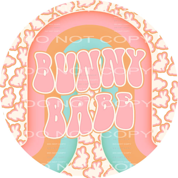 bunny babe #4818 Sublimation transfers - Heat Transfer