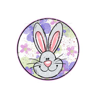 bunny floral #4819 Sublimation transfers - Heat Transfer