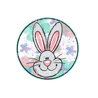 bunny floral #4820 Sublimation transfers - Heat Transfer