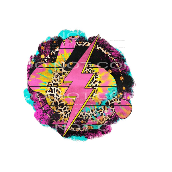 bunny lightning #4490 Sublimation transfers - Heat Transfer