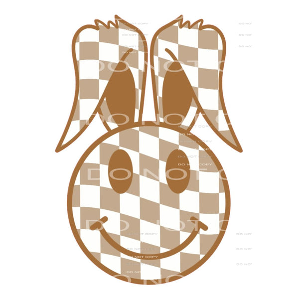Bunny Smiley #4300 Sublimation transfers - Heat Transfer