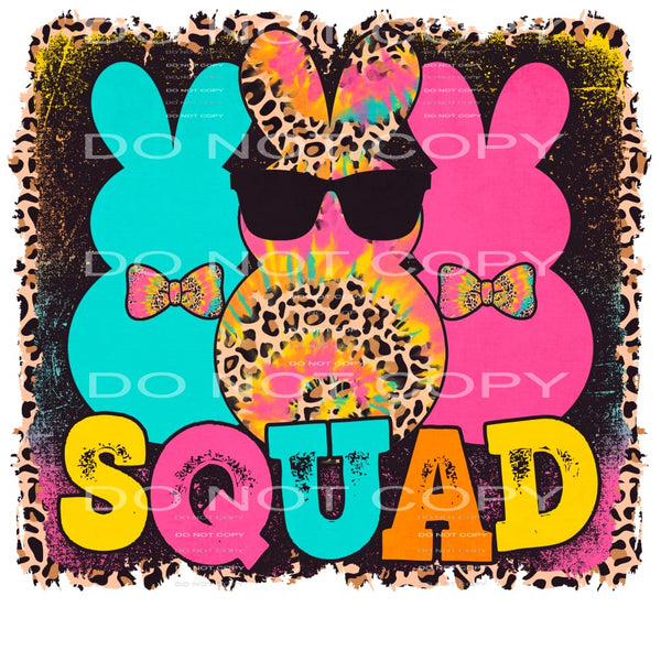 bunny squad #4493 Sublimation transfers - Heat Transfer