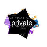Business Logo Credit Kween front crown # 1 Sublimation