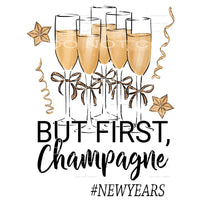 but first champagne #7451 Sublimation transfers - Heat 