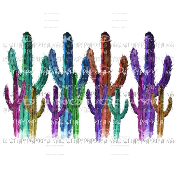 cactus colors Sublimation transfers Heat Transfer