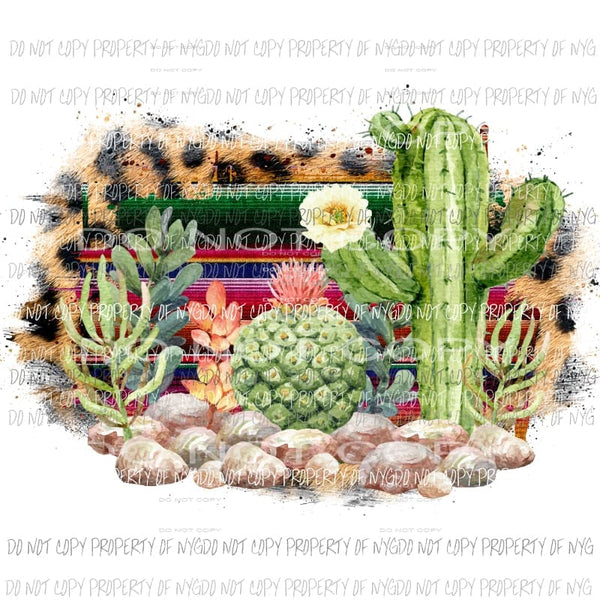 cactus desert cheetah Sublimation transfers Heat Transfer