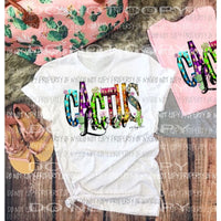 Cactus lover sublimation transfer Heat Transfer