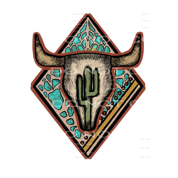 cactus skull #4666 Sublimation transfers - Heat Transfer