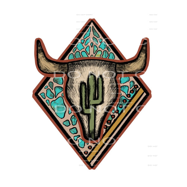 cactus skull #4821 Sublimation transfers - Heat Transfer