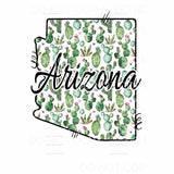 Cactus STATES All states in drop down menu sublimation 