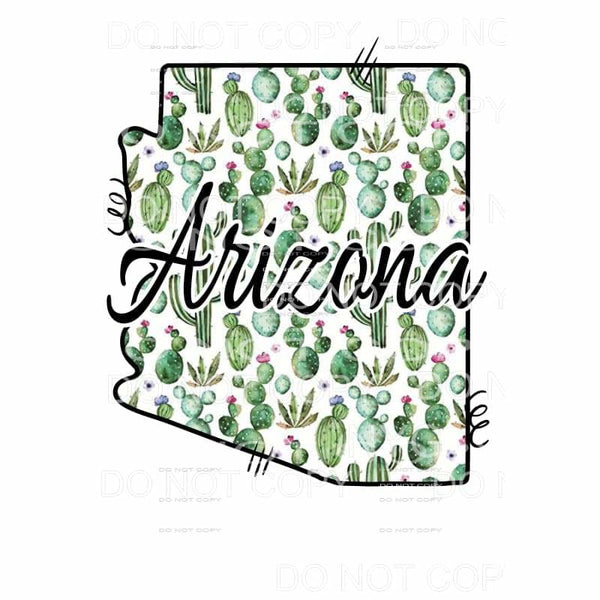 Cactus STATES All states in drop down menu sublimation 