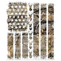 Camo Flag Sublimation transfers Heat Transfer