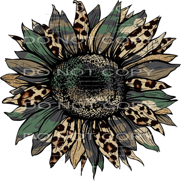 camo flower # 8823 Sublimation transfers - Heat Transfer