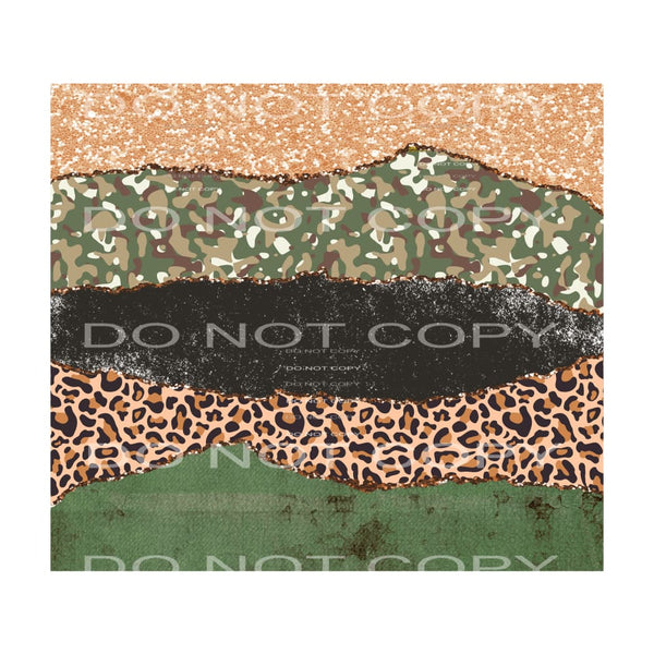 camo leopard grunge #6460 Sublimation transfers - Heat 