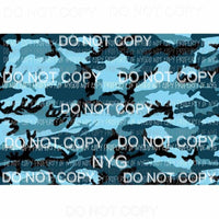 Camo Sheet #2 Sublimation transfers 13 x 9 inches Heat Transfer