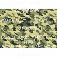 Camo Sheet #5 Sublimation transfers 13 x 9 inches Heat Transfer