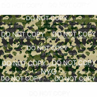 Camo Sheet #7 Sublimation transfers 13 x 9 inches Heat Transfer