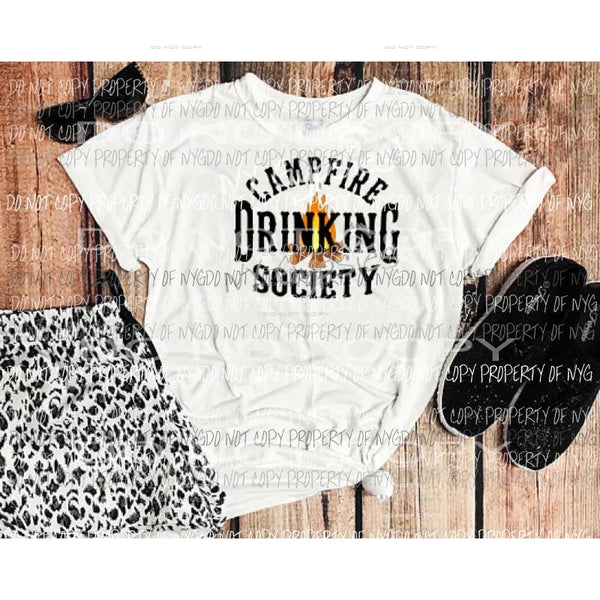 Camp fire drinking society Sublimation transfers Heat Transfer