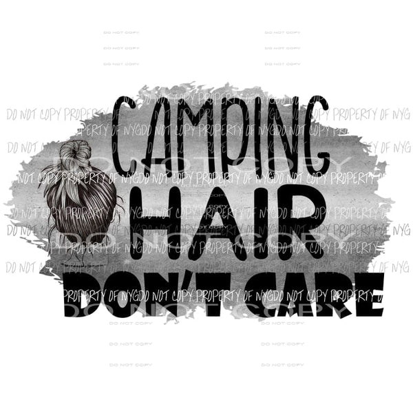Camping Hair Sublimation transfers Heat Transfer